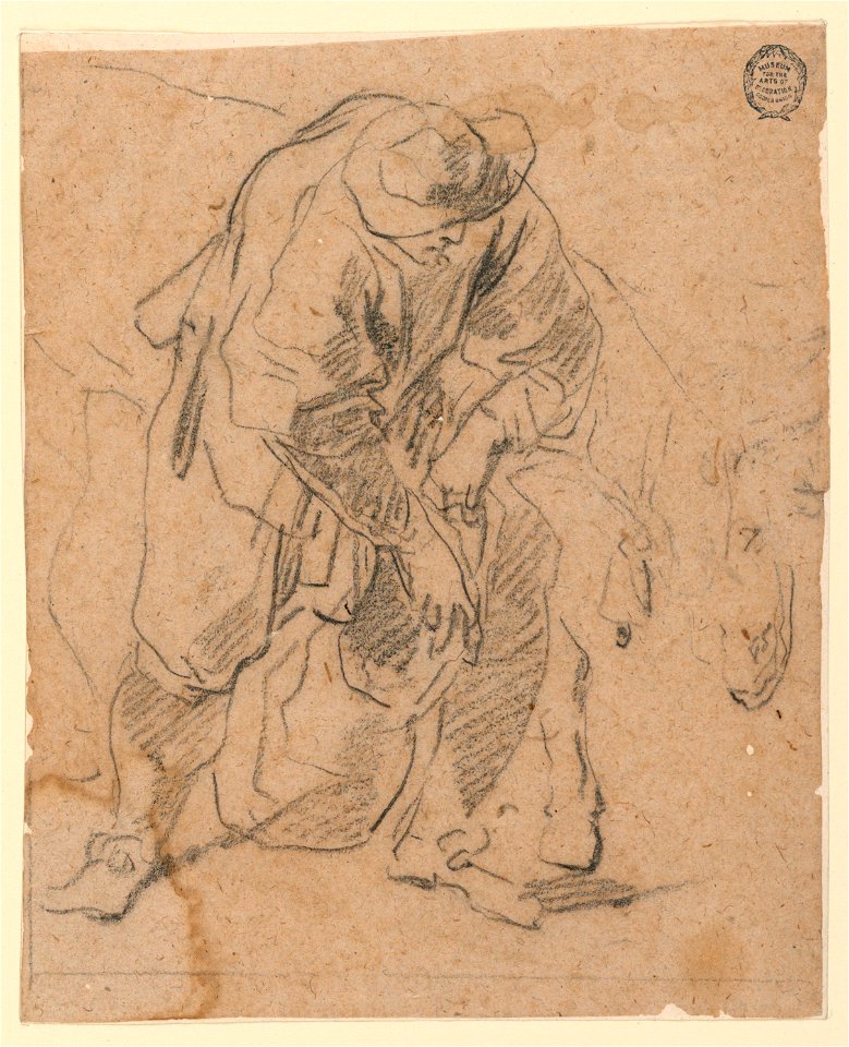 Drawing, Peasant with Bag, 1728–78 (CH 18126899-2)