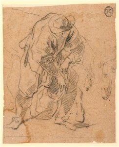 Drawing, Peasant with Bag, 1728–78 (CH 18126899-2)