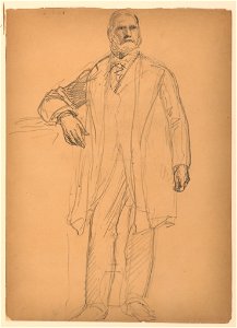 Drawing, President Chester Alan Ar, June 1886 (CH 18346539)
