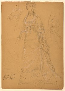 Drawing, Mrs. Rutherford B. Hayes,, 1880 (CH 18346533)