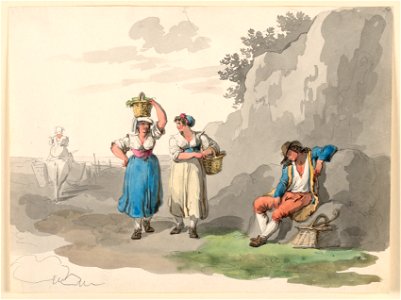 Drawing, Return From The Vintage, 1807–08 (CH 18329629)