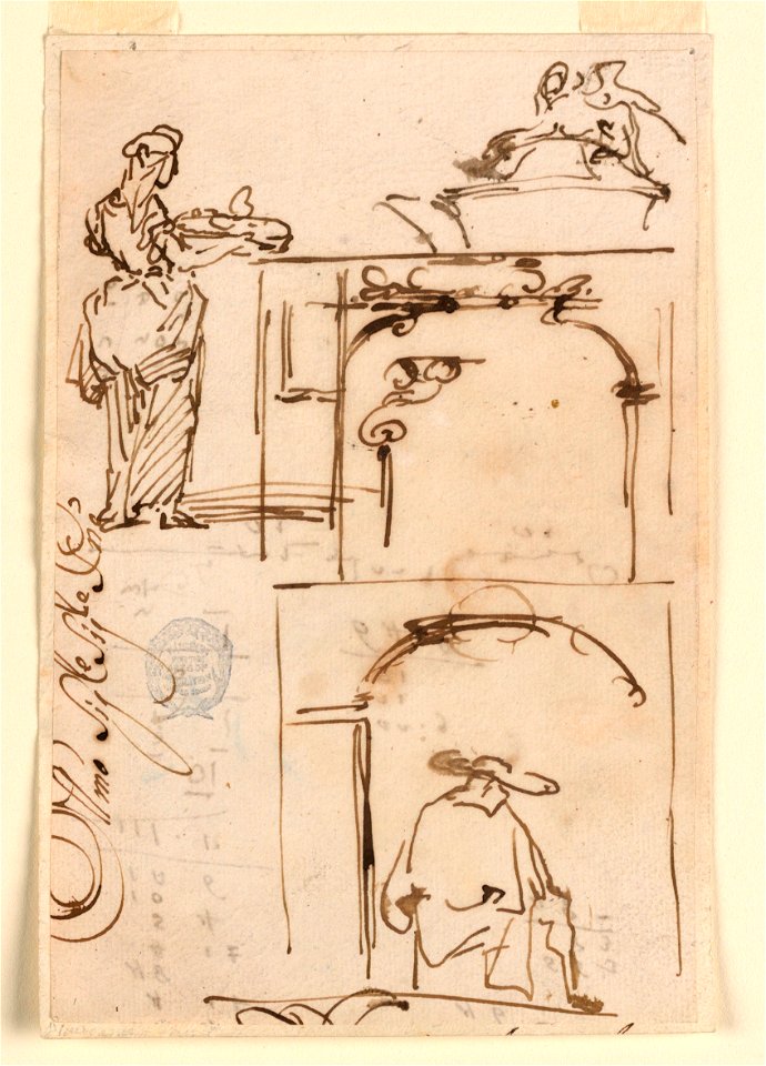 Drawing, Sketches, 1725–50 (CH 18109283)