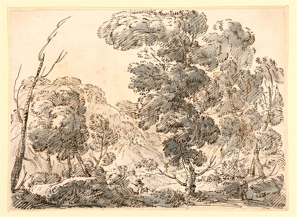 Drawing, Road in a Mountainous Country, 1770–1786 (CH 18122143-2)