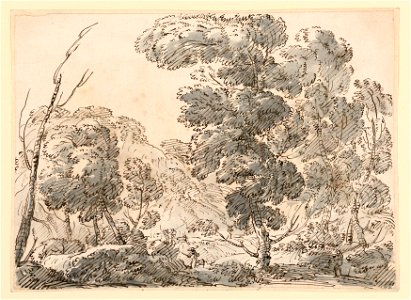 Drawing, Road in a Mountainous Country, 1770–1786 (CH 18122143-2)