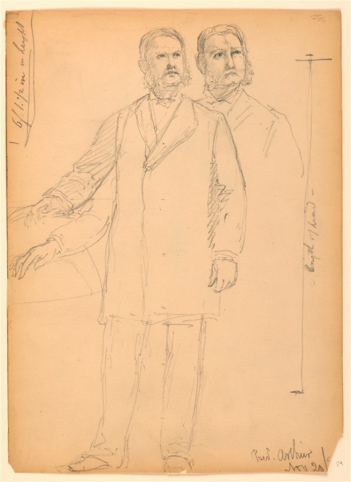 Drawing, President Chester A. Arth, 1850 (CH 18346511)