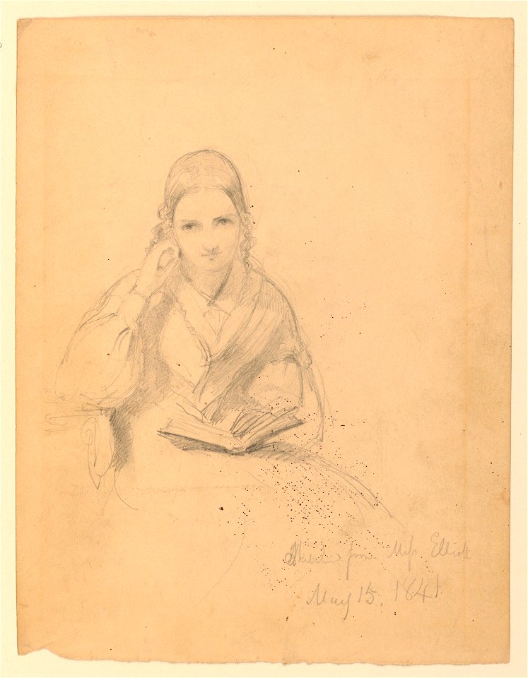 Drawing, Miss Elliot Seated, May 15, 1841 (CH 18370075)