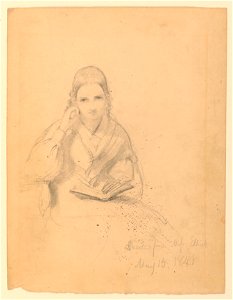 Drawing, Miss Elliot Seated, May 15, 1841 (CH 18370075)