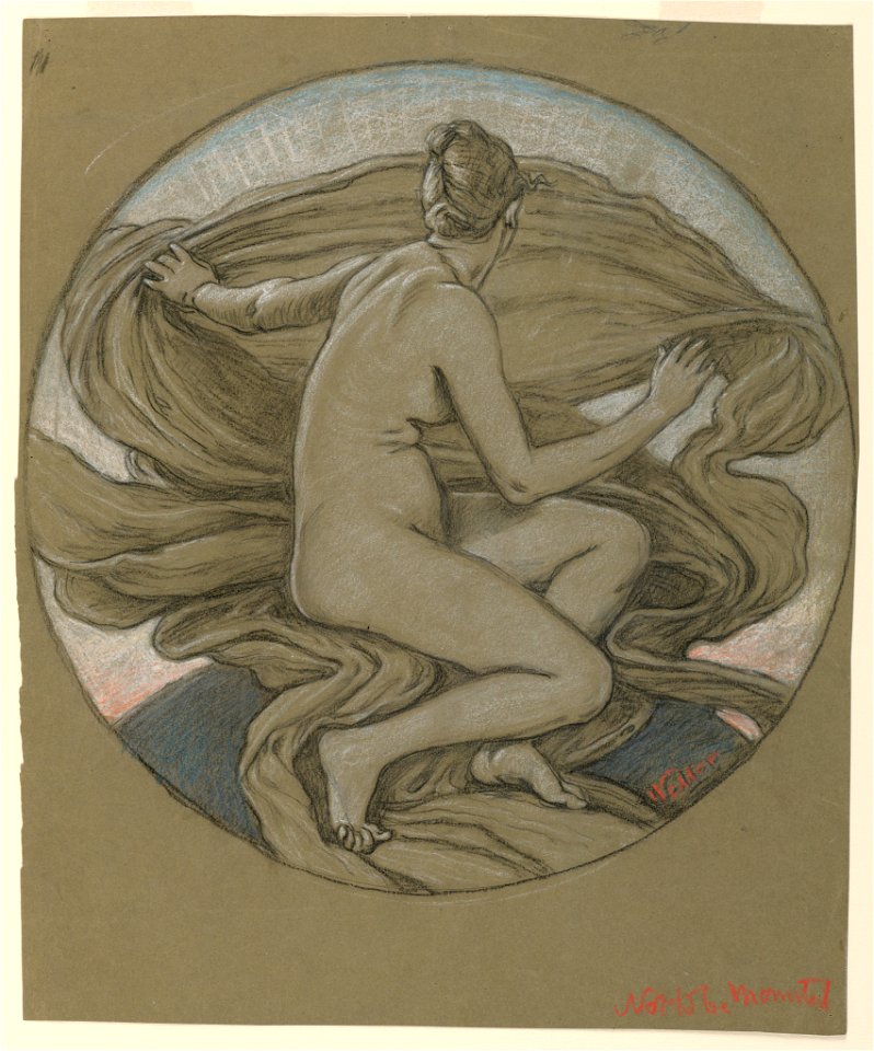 Drawing, Morning Glory, ca. 1892 (CH 18404471)