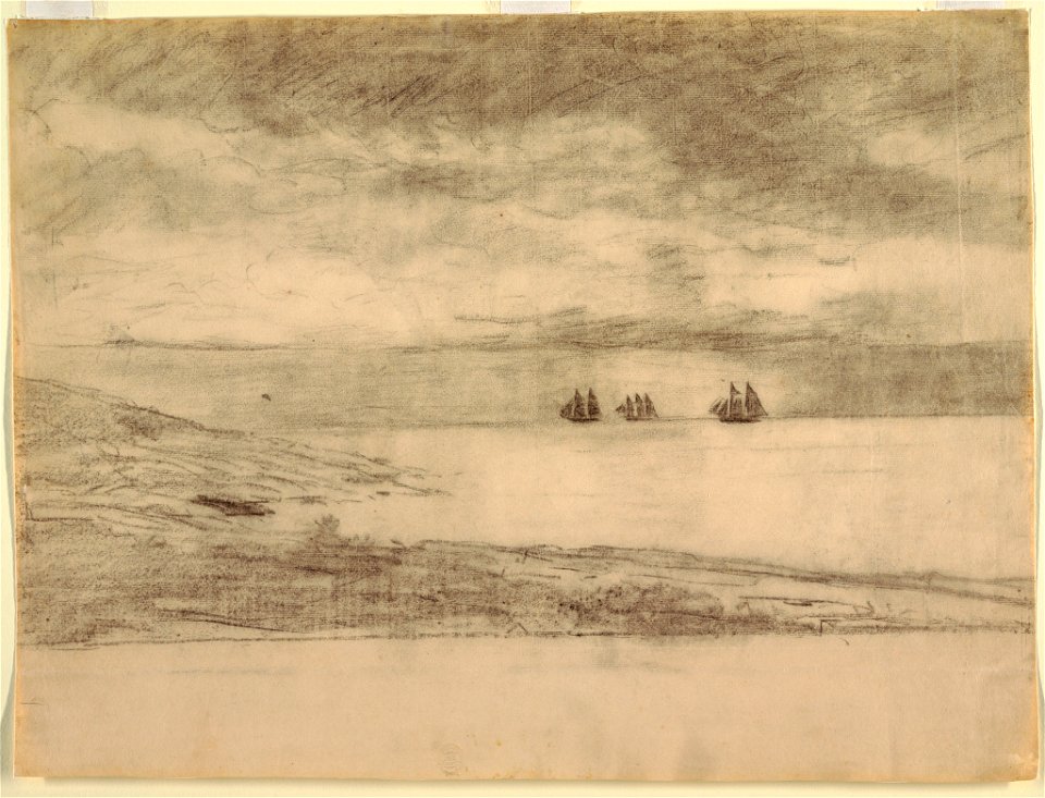 Drawing, Prout's Neck, Maine, 1883–84 (CH 18175405)