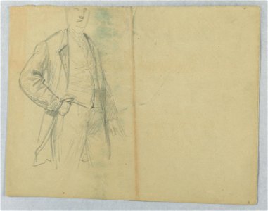Drawing, Mr. Samuel Ward Sr., Standing with Hand in Pocket, 1880 (CH 18566505)