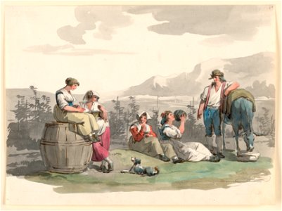 Drawing, Rest During the Vintage, 1807–08 (CH 18329627)