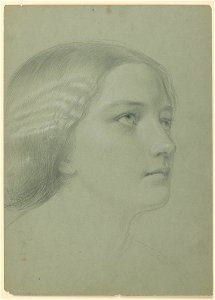 Drawing, Study for A Magdalen, F, 1852 (CH 18369871)
