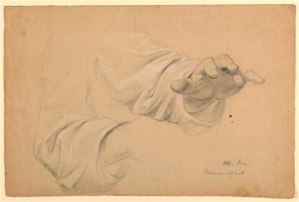 Drawing, Study for Communion of t, 1844 (CH 18566629)