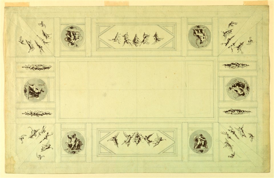 Drawing, Palazzo Quirinale, Rome;, 1812 (CH 18540097)