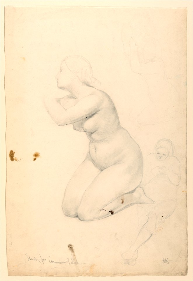 Drawing, Study for Communion of the Sick, 1844–45 (CH 18565775)