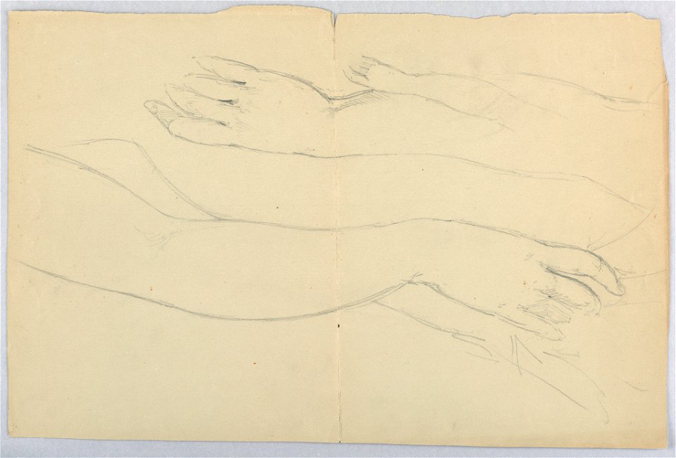 Drawing, Study for Martha Washing, December 20, 1878 (CH 18566513)