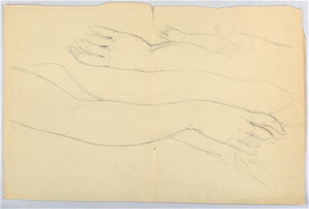 Drawing, Study for Martha Washing, December 20, 1878 (CH 18566513)
