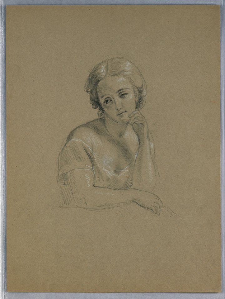 Drawing, Possible Study for Marth, 1860 (CH 18566021)