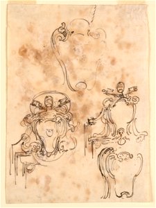 Drawing, Sketches for Frames and Escutcheons, 1758–69 (CH 18127797-2)