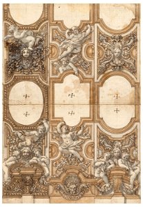 Drawing, Project for ceiling decoration, 1650–75 (CH 18358963)