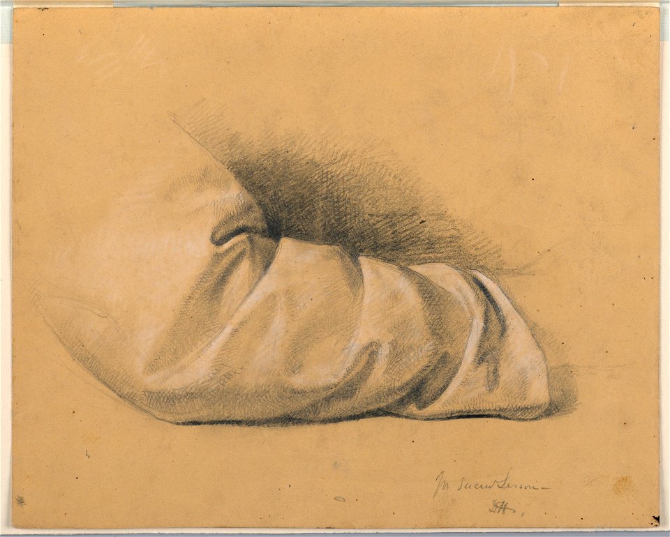 Drawing, Study for Sacred Lesson, 1844 (CH 18566855)