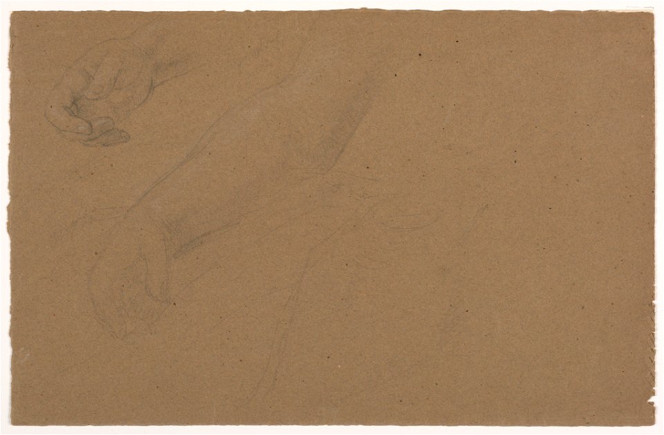 Drawing, Right Hand Studies, 1850–60 (CH 18567055)