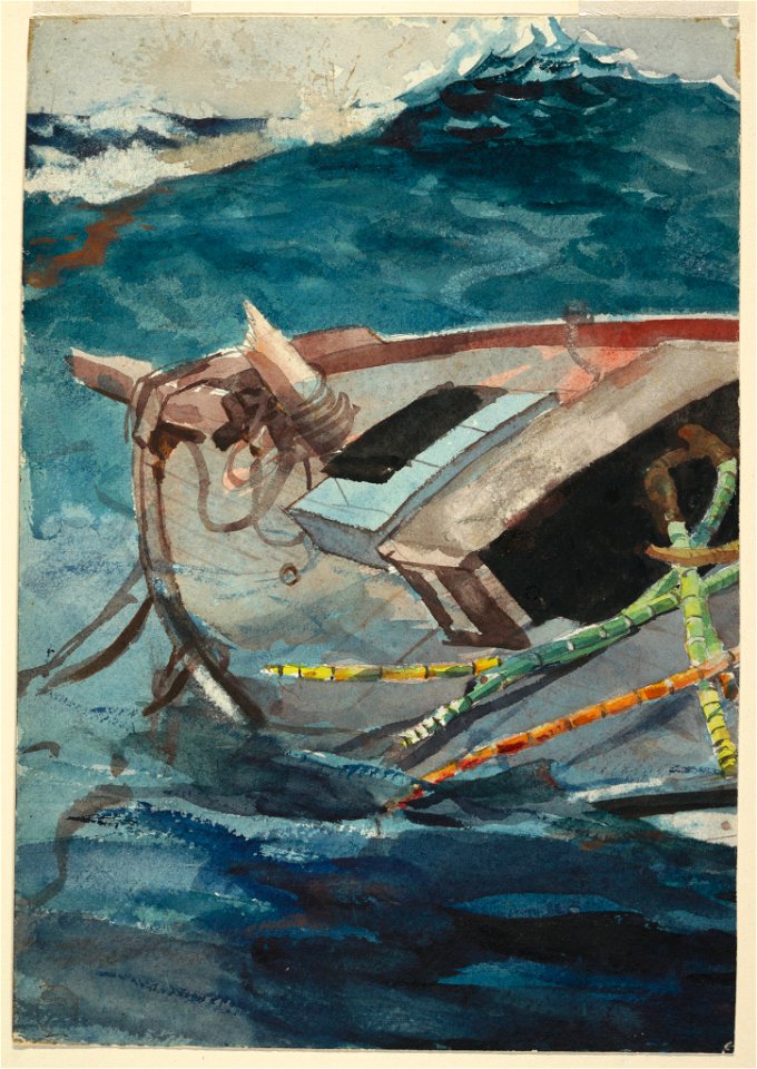 Drawing, Study for The Gulf Stream, 1898–99 (CH 18175043)