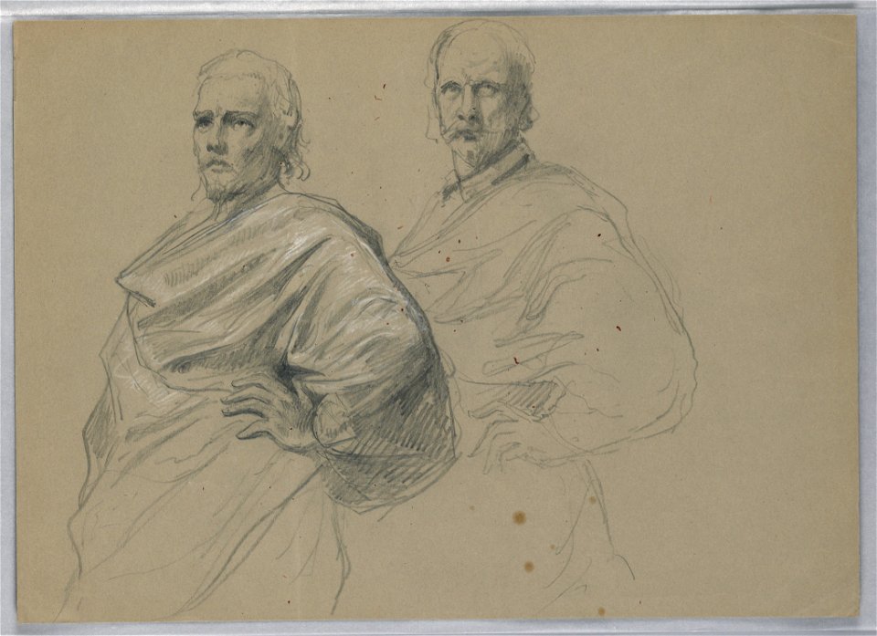 Drawing, Study for Titian Showing, 1871–72 (CH 18566053)