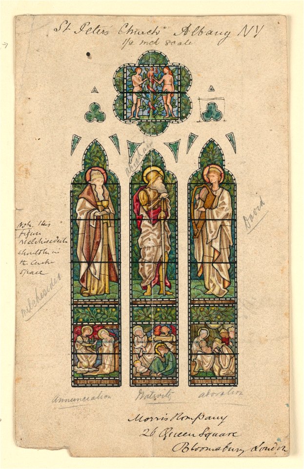 Drawing, Saint Peter's Church, Alb, ca. 1870 (CH 18604639)