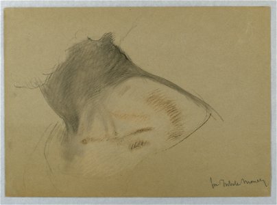 Drawing, Study for Tribute Money, 1852 (CH 18567215)