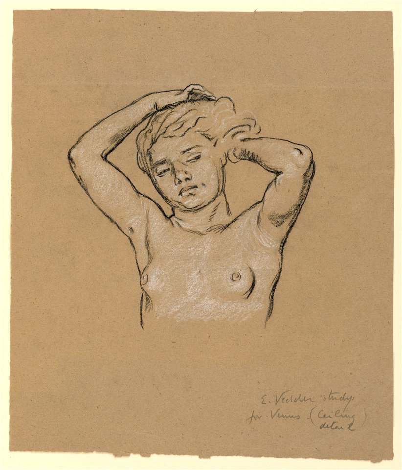 Drawing, Study for Venus, ca. 1885 (CH 18404531)