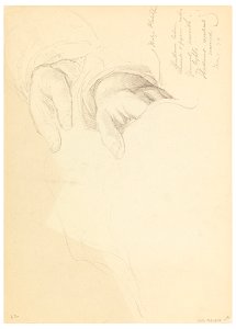 Drawing, Sketch for a Portrait of Bella Worsham, 1878 (CH 18566523-3)