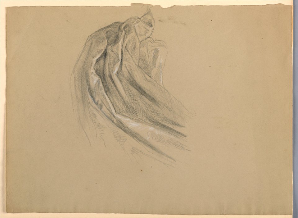 Drawing, Study for A Magdalen, D, 1852 (CH 18567237)