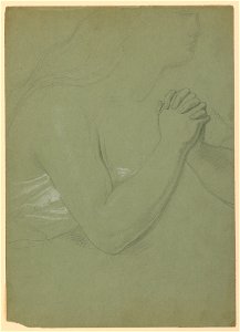 Drawing, Study for A Magdalen, F, 1852 (CH 18369893)