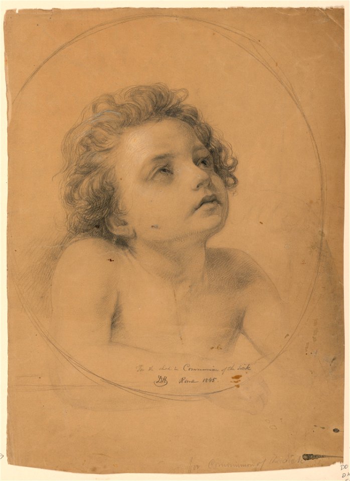 Drawing, Study for Communion of the Sick, 1845 (CH 18565785)