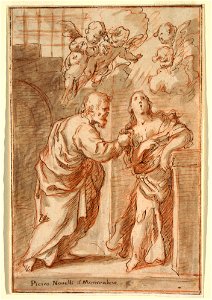 Drawing, St. Peter and St. Agatha, 1603–47 (CH 18129821)