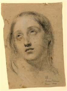 Drawing, Study for Early Christian Prisoners, 1840 (CH 18565791)