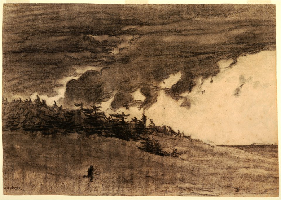Drawing, Storm Coming (Shore with Clouded Sky), probably 1884 (CH 18174307)
