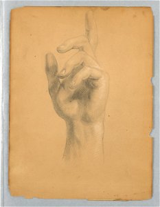 Drawing, Study for Mercy's Dream, 1841 (CH 18565801)