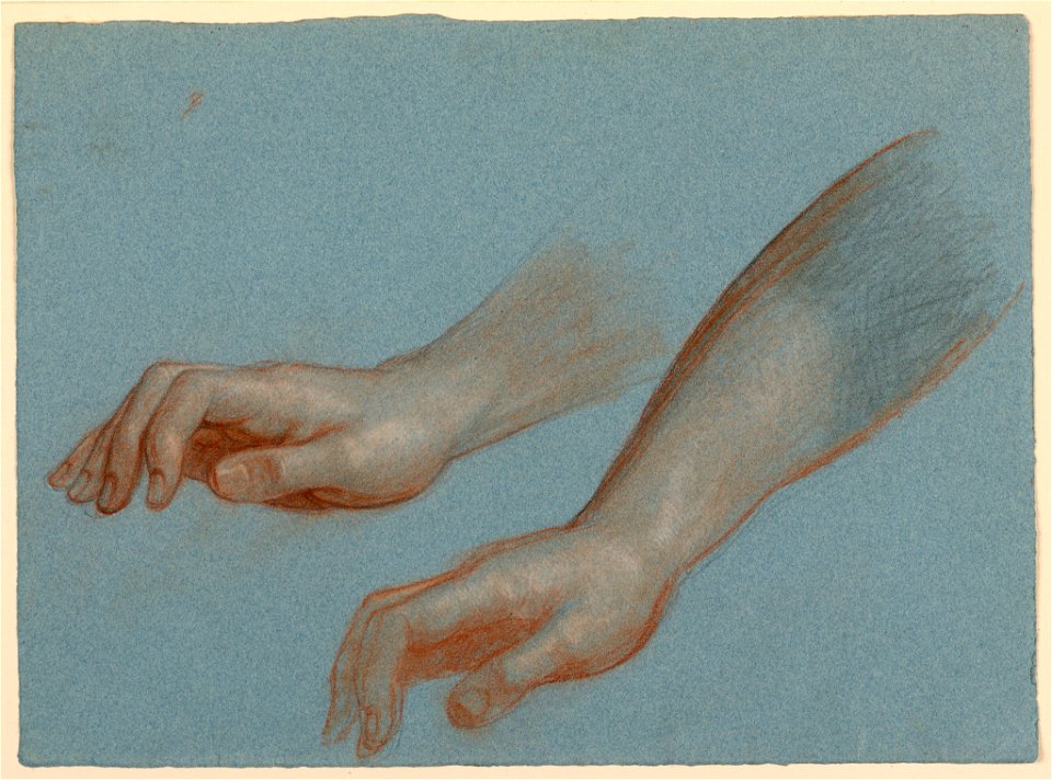 Drawing, Study for Mercy's Dream, 1857 (CH 18565755)