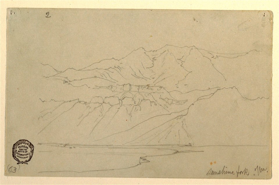 Drawing, Sunshine Fork, Wyoming, 1892 (CH 18189833)