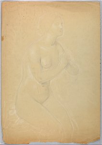 Drawing, Study for A Magdalen, F, 1852 (CH 18566989)