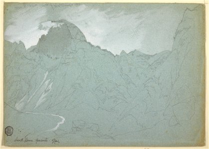 Drawing, The South Dome, Yosemite, 1904 (CH 18189921)