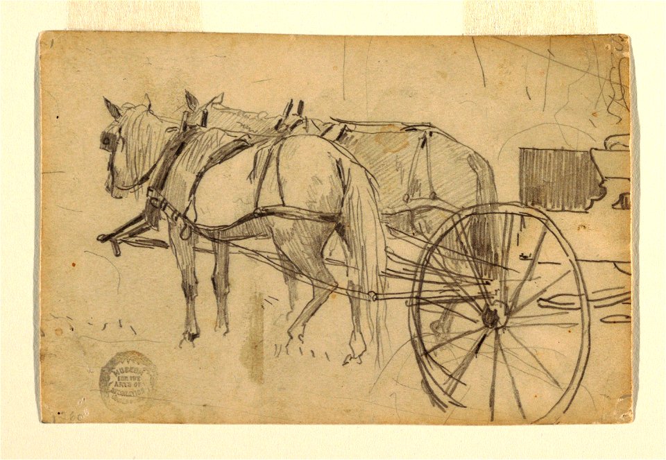 Drawing, Study for The Picnic Excursion, 1868 (CH 18174785)