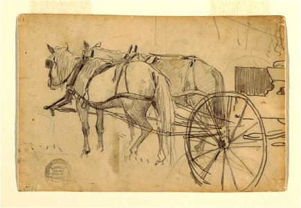 Drawing, Study for The Picnic Excursion, 1868 (CH 18174785)