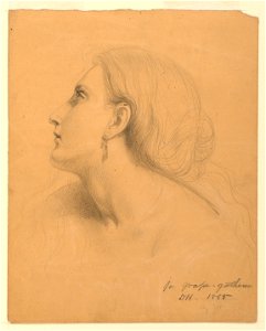 Drawing, Study for Grape Gatherers, July 1855 (CH 18565819)