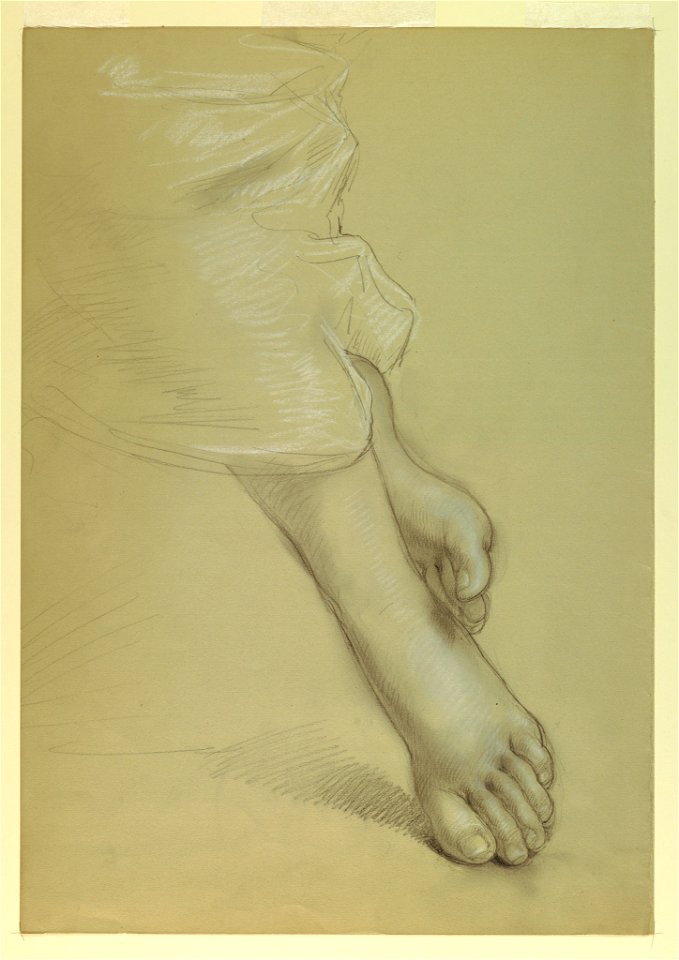 Drawing, Study for Justice and Pe, 1878 (CH 18566561)