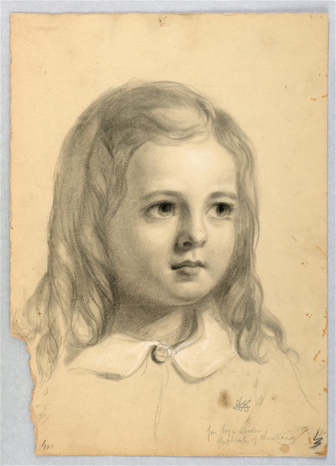 Drawing, Study for Duplicate of Christiana, 1850 (CH 18565825)