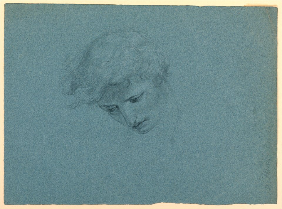 Drawing, Study for Mercy's Dream, 1857 (CH 18565749)