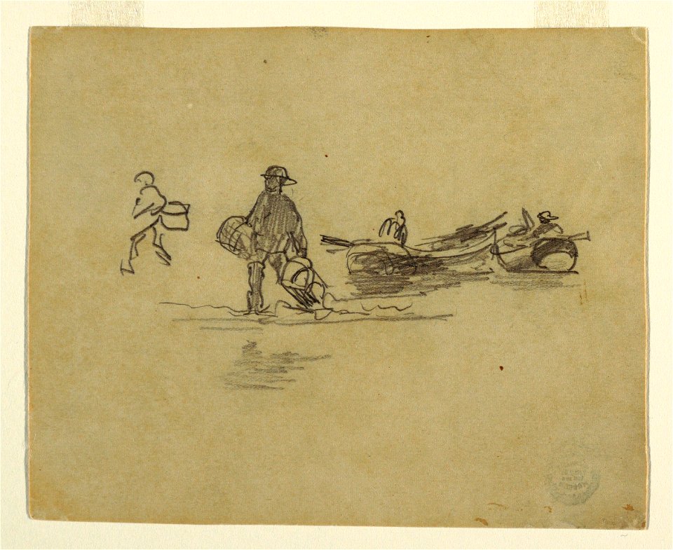 Drawing, Two Fishermen, England, 1881–82 (CH 18174493)